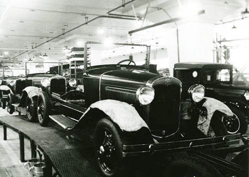 Bild aus den Ford-Werken in Köln